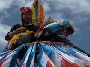 Tybet. flagi modlitewne. fotorelacja