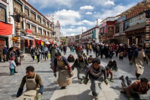 Tybet stolica lhasa Lhasa Barkhor