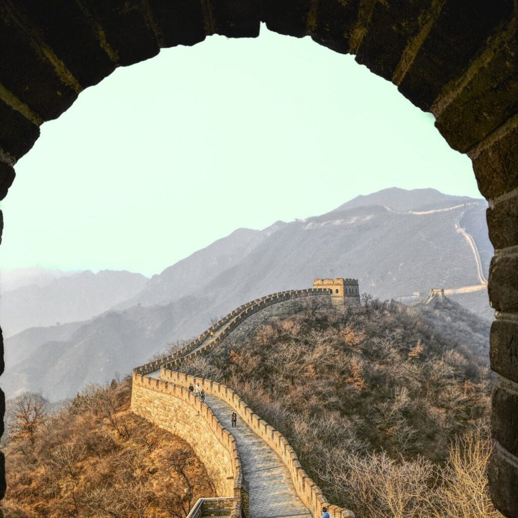 Pekin przerwa w lotach Wyprawy do Azji Wielki Mur